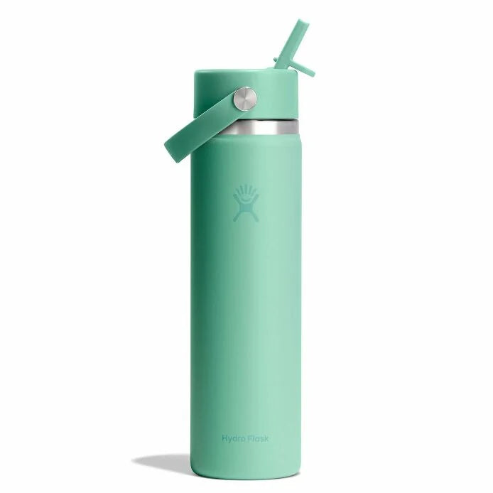 Hydro Flask 24oz Wide Mouth Bottle w/Flex Straw Cap Mermaid Green
