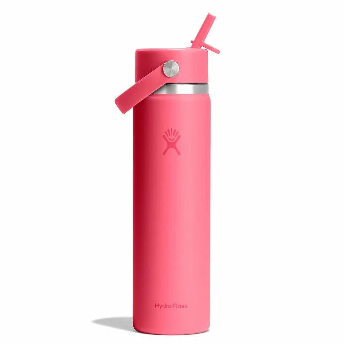 Hydro Flask 24oz Wide Mouth Bottle w/Flex Straw Cap Popstar Pink
