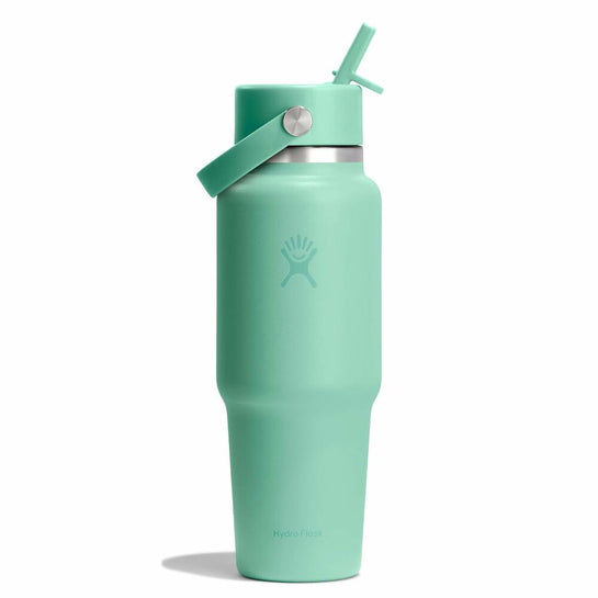 Hydro-Flask-32oz-Wide-Mouth-Travel-Bottle-w-Flex-Straw-Cap-Mermaid-Green
