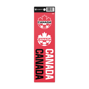 Inglasco Canada Soccer 4 Piece Sticker Set