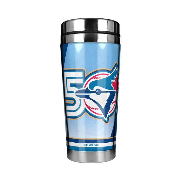 Inglasco MLB Toronto Blue Jays Stainless Steel Tumbler - 50th Anniversary
