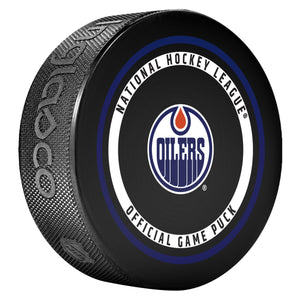 Inglasco NHL Edmonton Oilers Official 2026/27 Cubed Game Puck