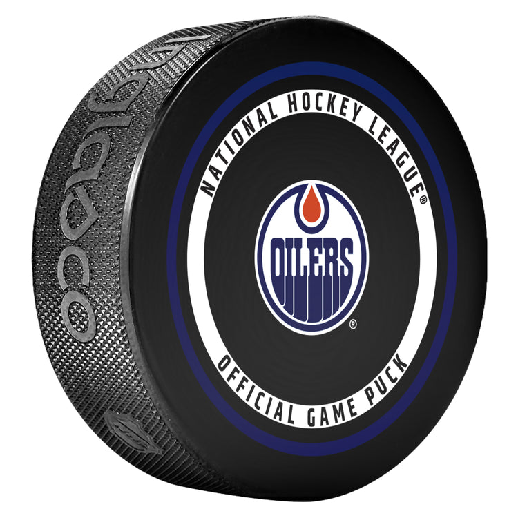 Inglasco NHL Edmonton Oilers Official 2026/27 Cubed Game Puck