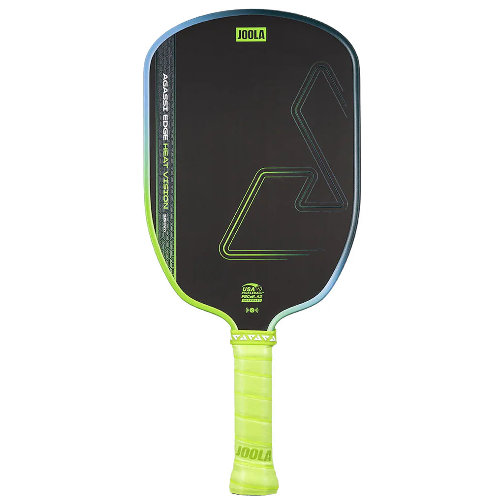 JOOLA Agassi Edge Heat Vision Pickleball Paddle Gradient Surge Green
