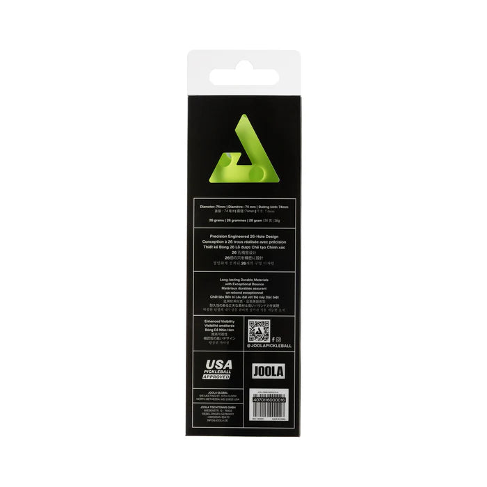 JOOLA Primo Indoor Plus Pickleballs (3 Pack)