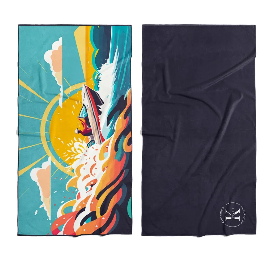 K5 Microfiber Quick-Dry 80x160cm Beach Towel Summer On A Boat