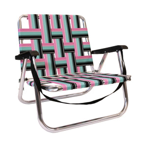 KUMA Backtrack Low Chair Black/Pink/Teal
