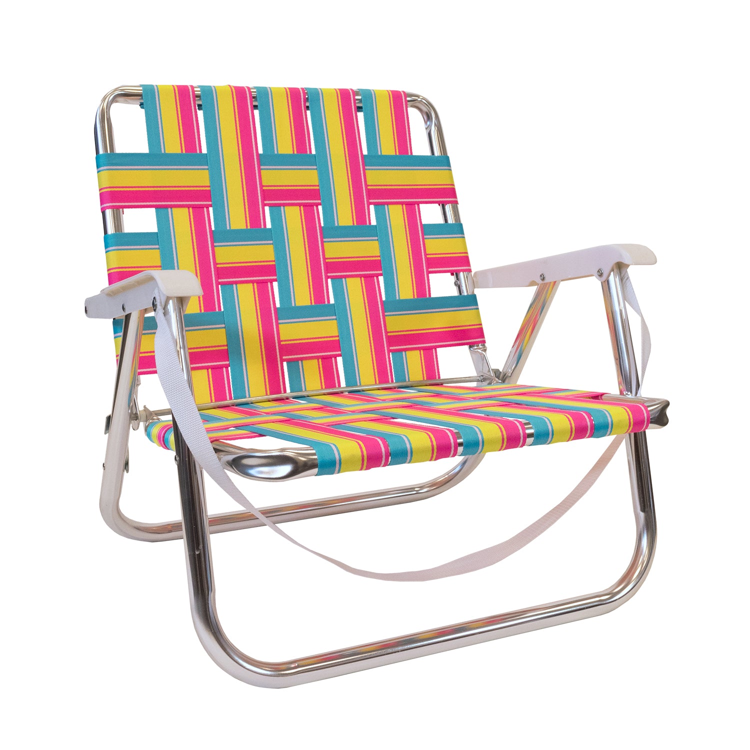 KUMA Backtrack Low Chair Yellow/Pink/Teal
