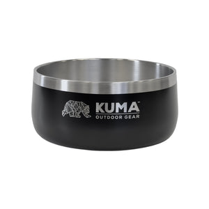 KUMA Stainless Steel Dog Bowl Black
