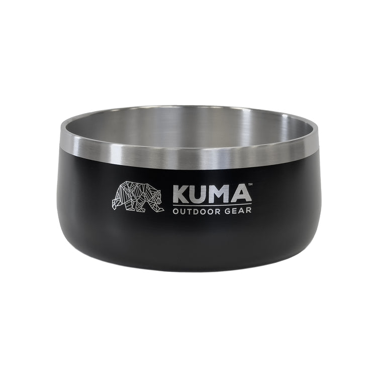 KUMA Stainless Steel Dog Bowl Black
