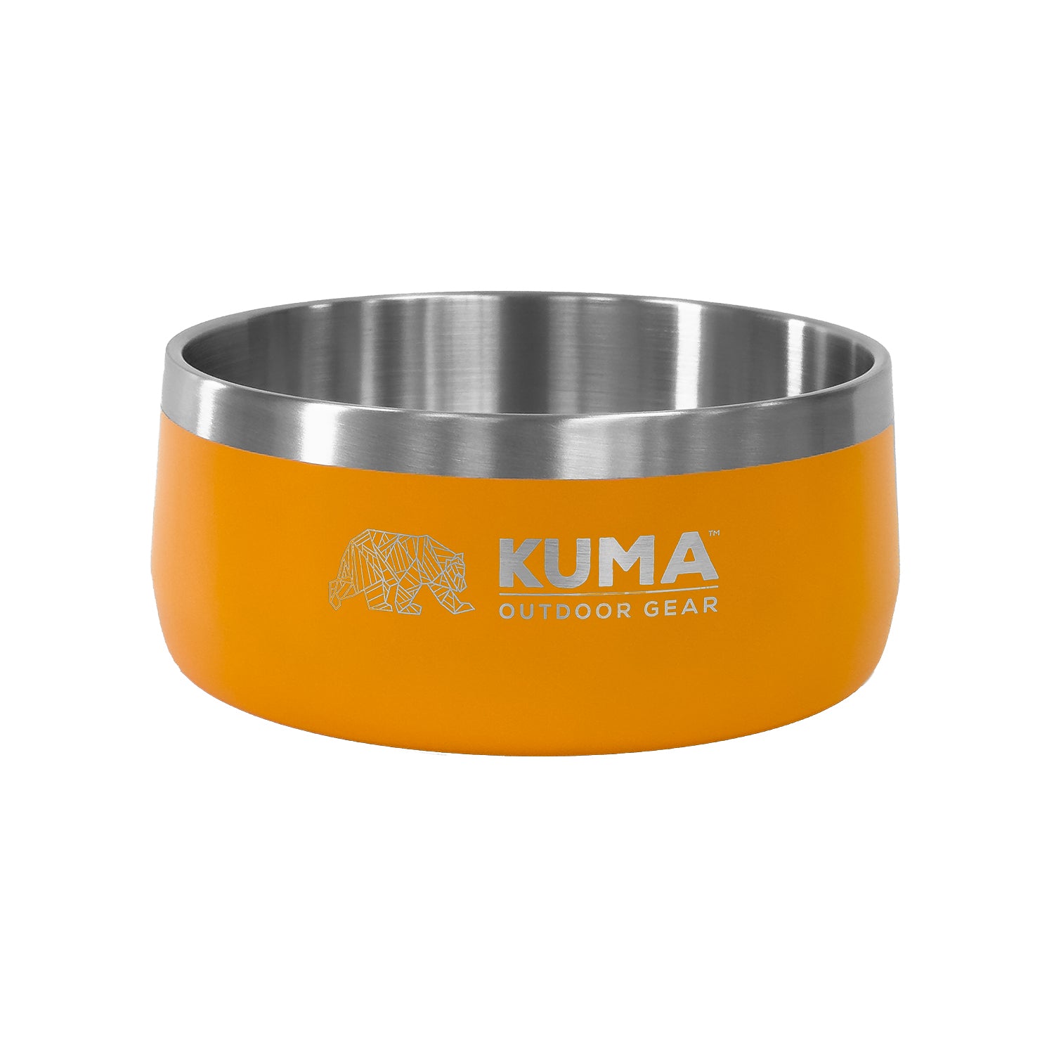 KUMA Stainless Steel Dog Bowl Orange
