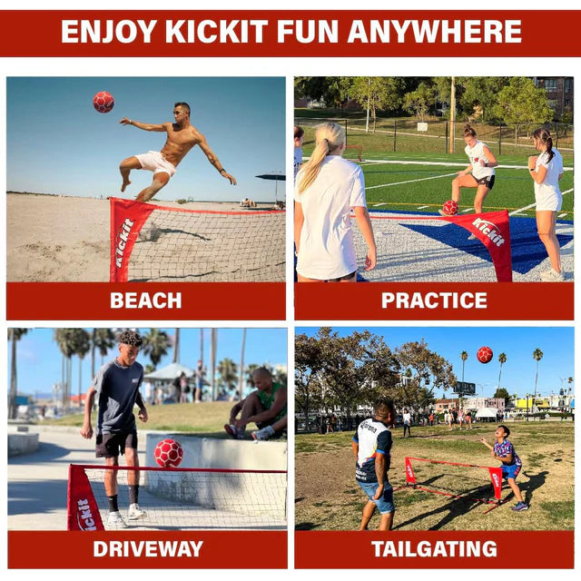 Kickit Soccer Tennis Doubles Set
