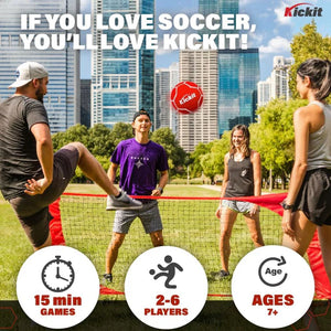 Kickit Soccer Tennis Doubles Set
