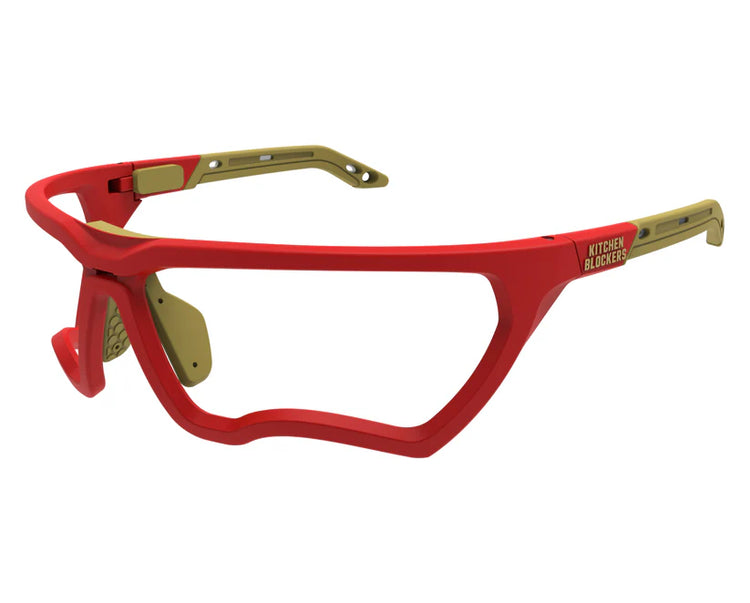 Kitchen Blockers Protective Pickleball Eyewear Red
