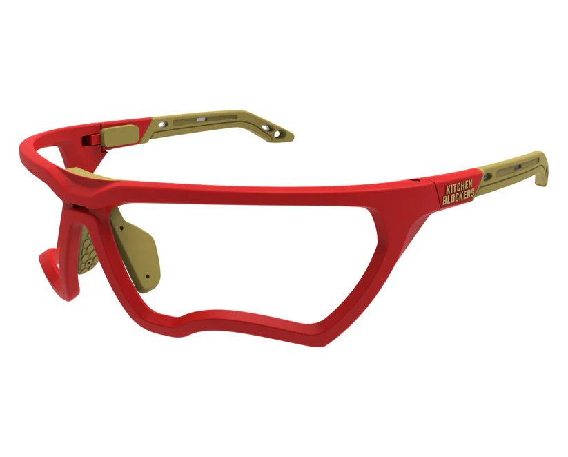Kitchen Blockers Protective Pickleball Eyewear Red
