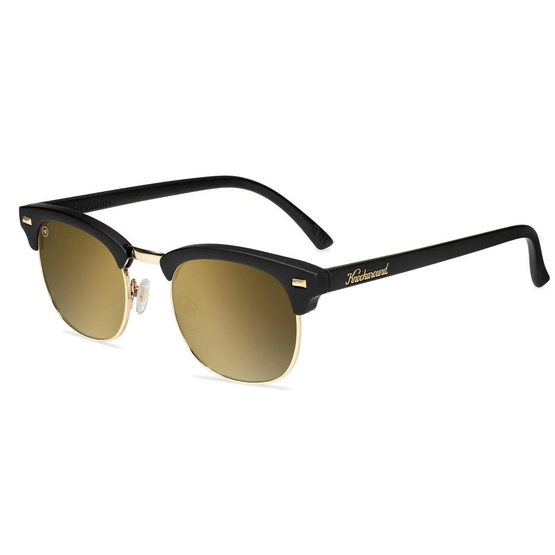 Knockaround Brooklines Sunglasses Black/Gold
