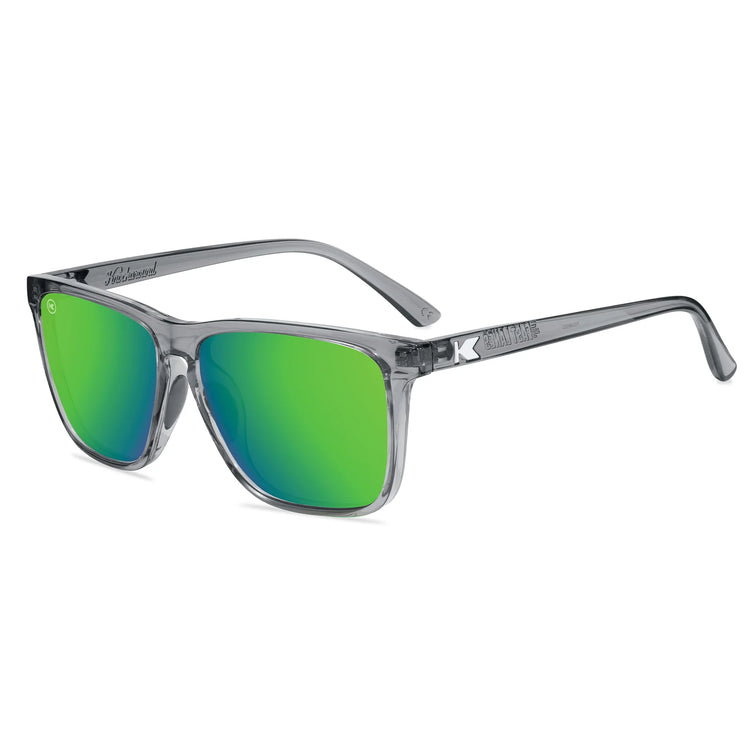 Knockaround Fast Lanes Sunglasses Sport Grey Green Moonshine
