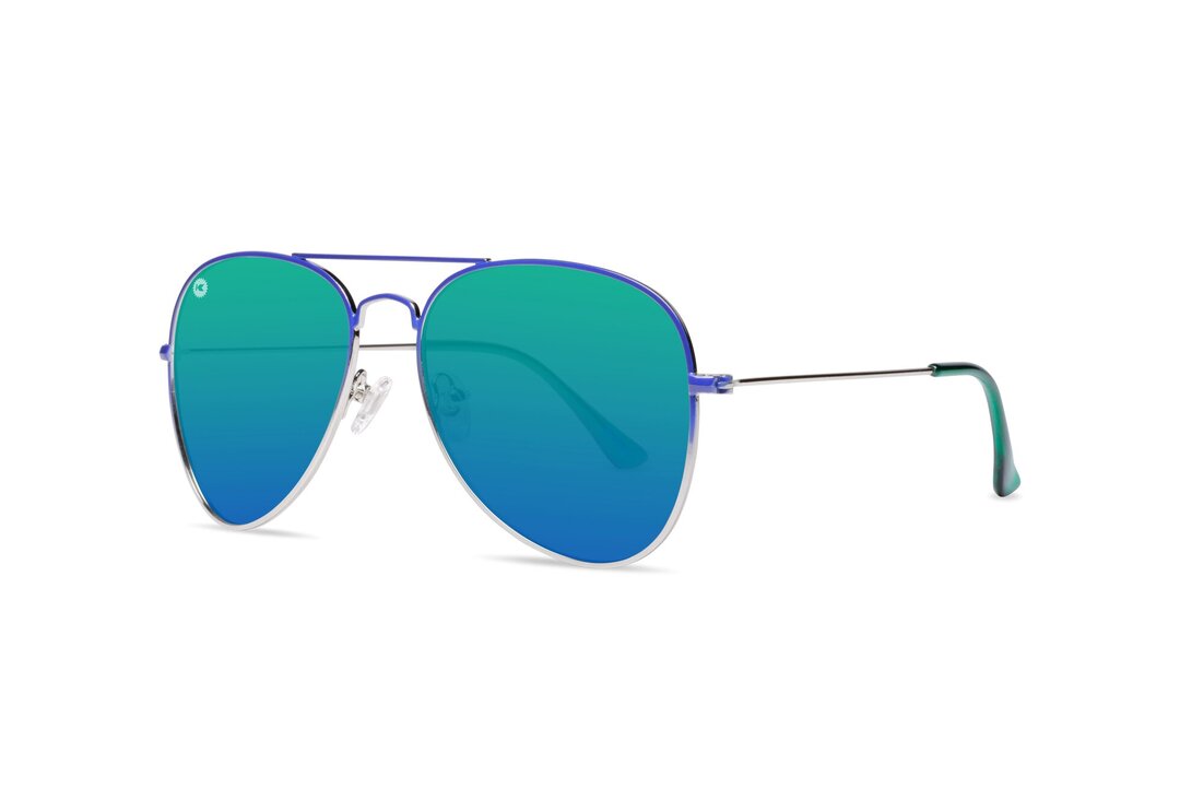 Knockaround Mile Highs Sunglasses space range blue green