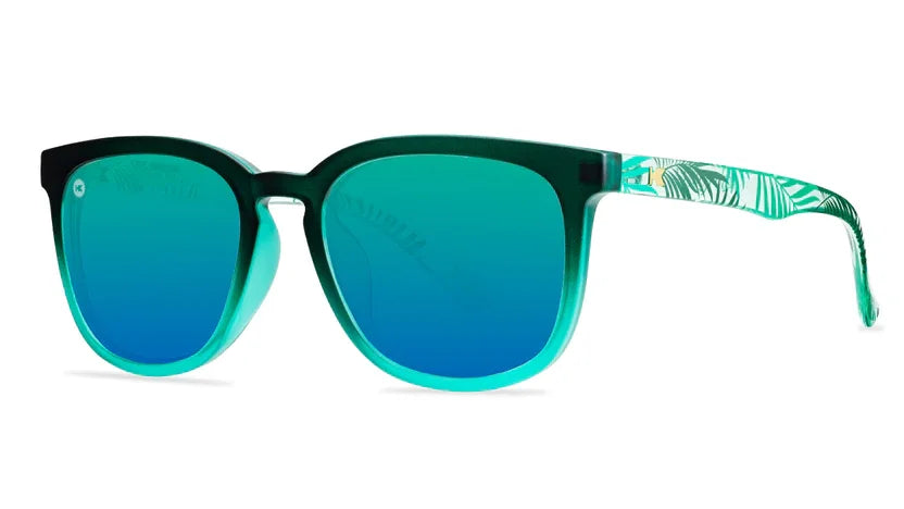 Knockaround Paso Robles Sunglasses bungalow palms blue