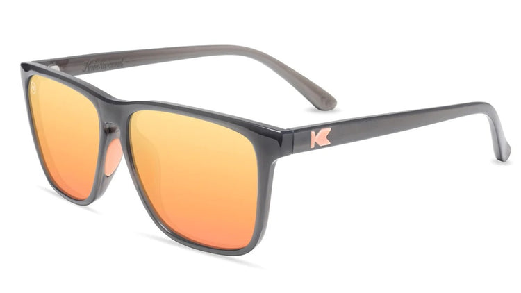 Knockaround Fast Lanes Sunglasses Sport Jelly Grey/Peach