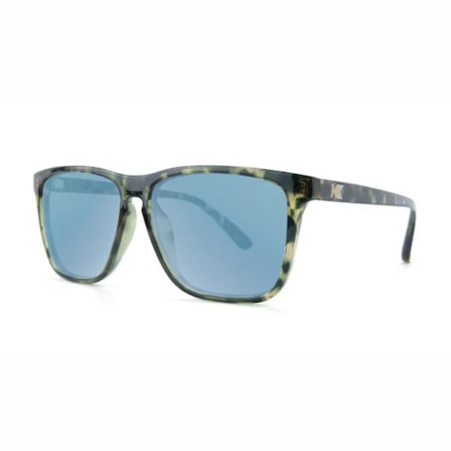 Knockaround Fast Lanes Sunglasses  Slate Tortoise Shell/Sky Blue