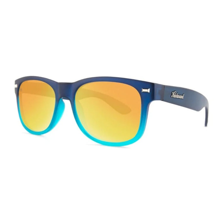 Knockaround Fort Knocks Sunglasses Frosted Navy Fade/Polarized Sunset