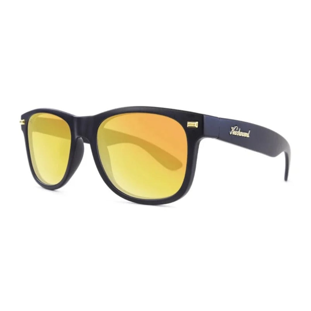 Knockaround Fort Knocks Sunglasses Matte Black/Polarized Sunset