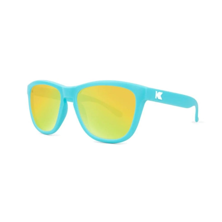 Knockaround Kids Premium Sunglasses Matte Blue/Yellow