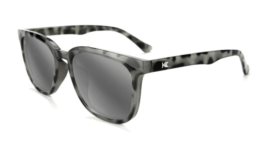 Knockaround Paso Robles Sunglasses Granite Tortoise Shell/Polarized Silver Smoke