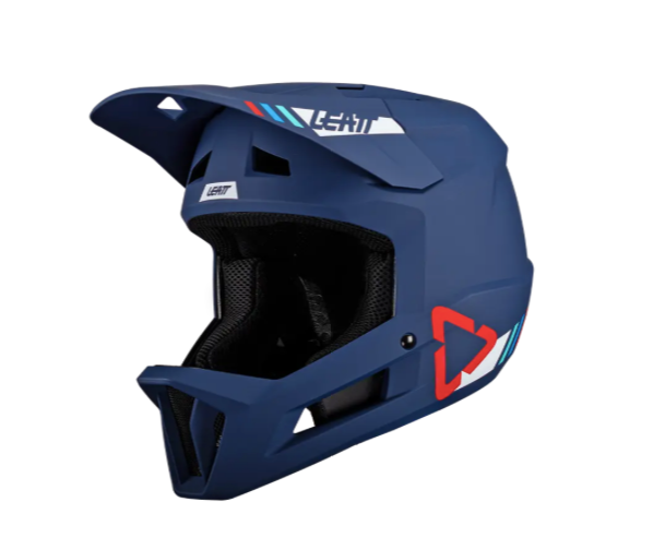 Leatt MTB Gravity 1.0 V24 Full Face Bike Helmet Blue
