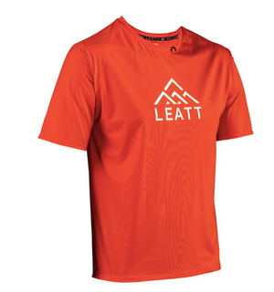 Leatt Men's MTB 1.0 X-Flow Short Sleeve Bike Jersey Glow