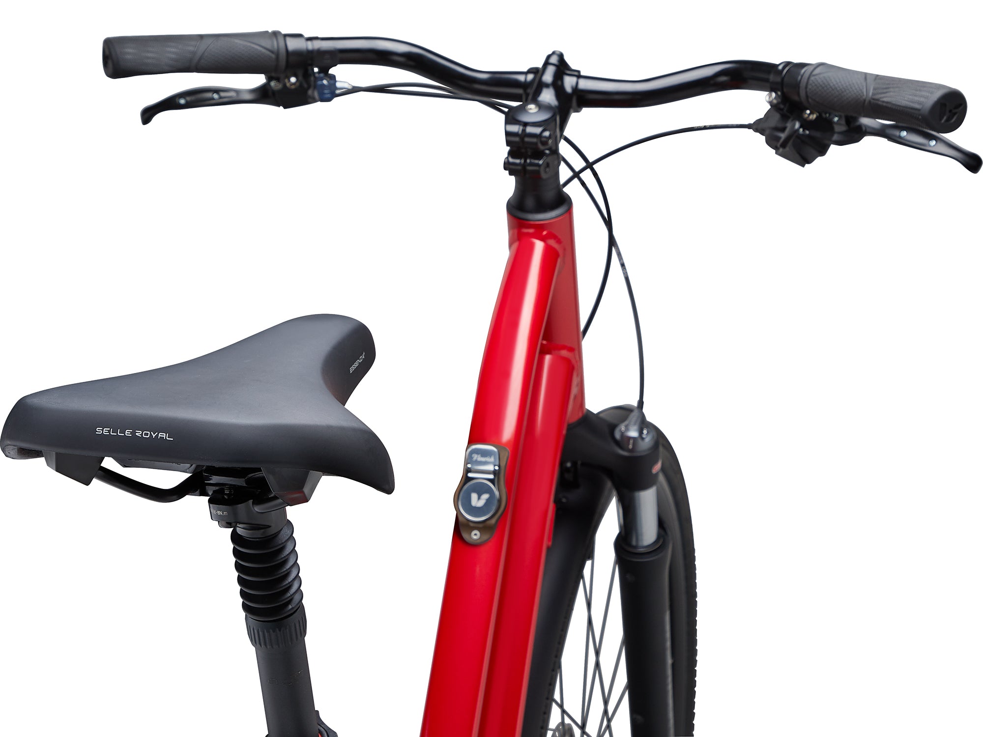 Liv Women's Flourish FS Disc Comfort Bike 2024 Red Enamel