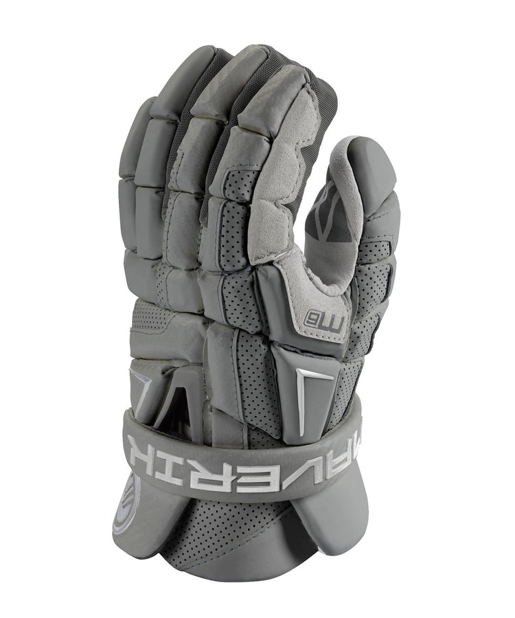 Maverik Senior M6 Lacrosse Gloves Grey