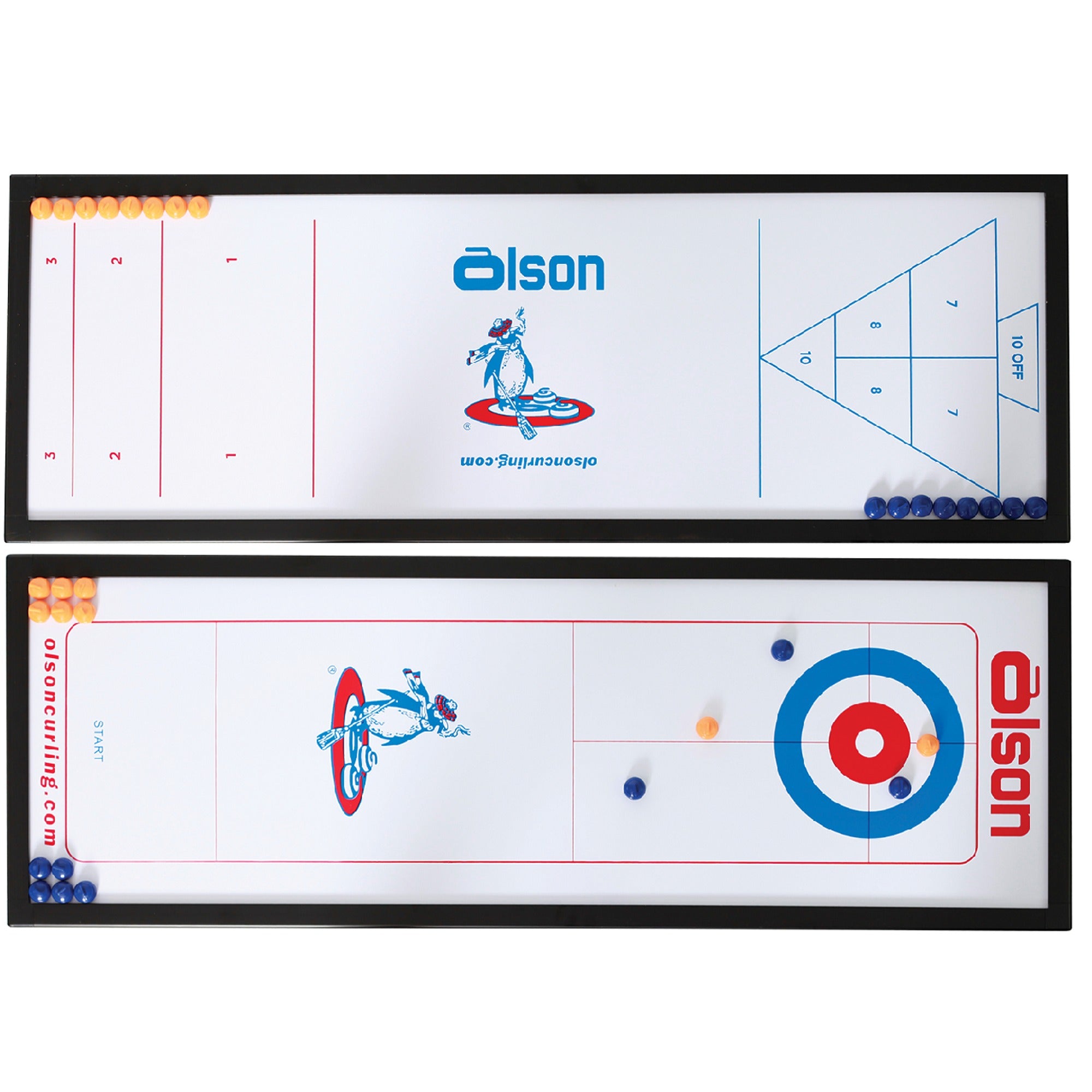 Olson Mini Curl & Shuffleboard Game