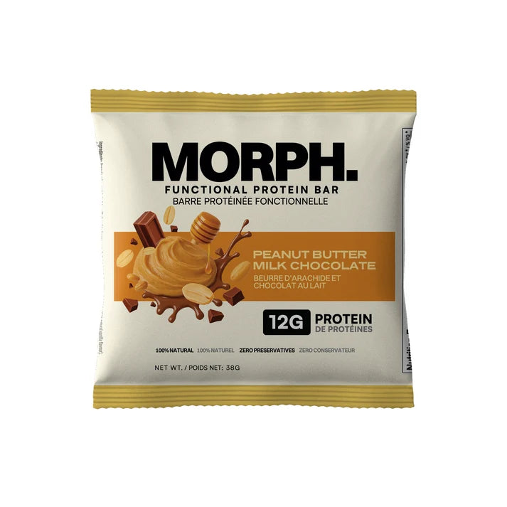 MORPH. 38g Protein Bar Peanut Butter Milk Chocolate
