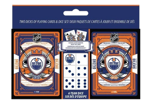 MasterPieces NHL Edmonton Oilers Dice & Playing Card Pack
