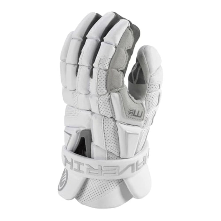 Maverik Senior M6 Lacrosse Gloves White