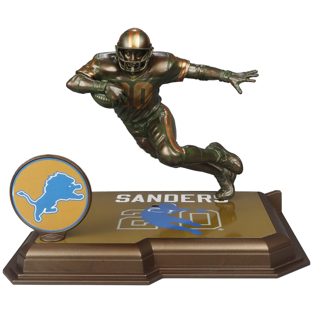 McFarlane NFL Detroit Lions Barry Sanders Gold Label Bronze Jersey