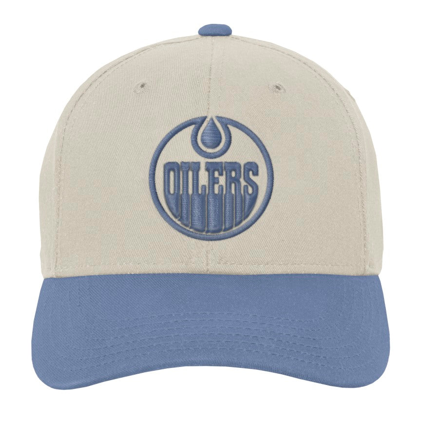 Mitchell & Ness Youth Edmonton Oilers Chalk Dust Snapback Hat