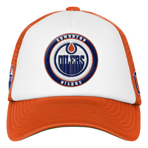 Mitchell & Ness Youth Edmonton Oilers Mascot Trucker Cap
