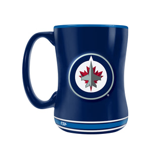 The Sports Vault NHL Winnipeg Jets 14oz Sculpted Mug