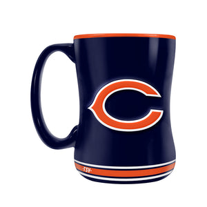 The Sports Vault NFL Chicago Bears 14oz Sculpted Mug