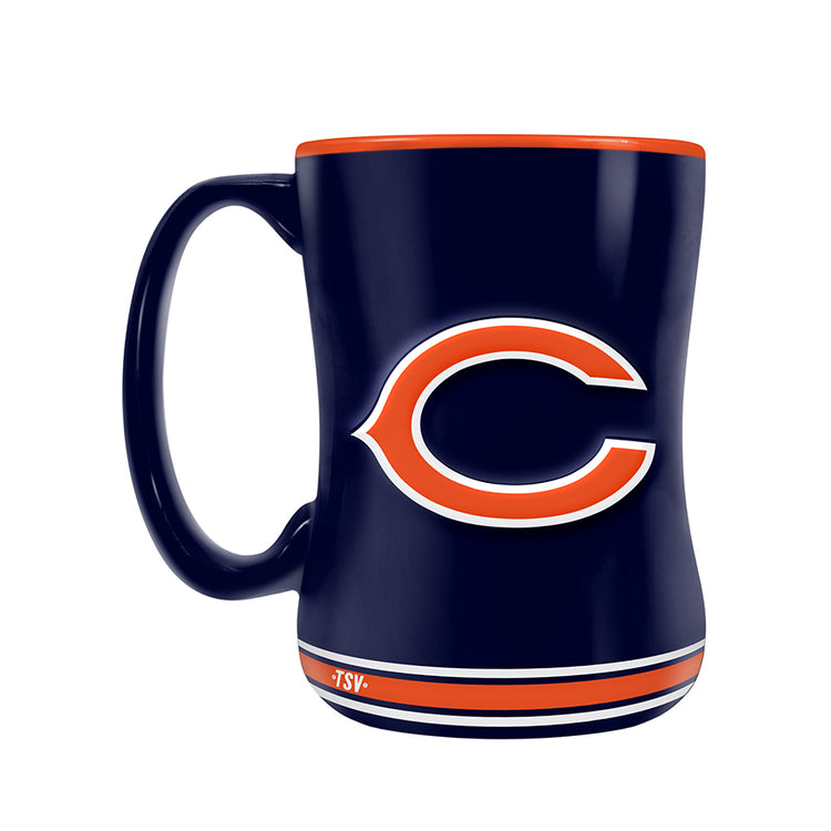 The Sports Vault NFL Chicago Bears 14oz Sculpted Mug