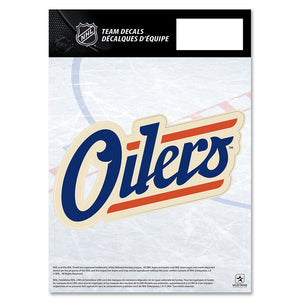 Mustang NHL Edmonton Oilers 5x7" ALT Logo Decal
