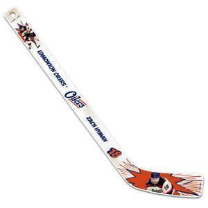 Mustang NHL Edmonton Oilers Zach Hyman Alternate Player Stick
