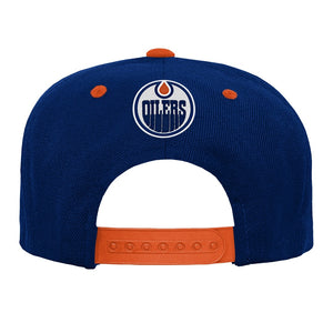 NHL Branded Child Edmonton Oilers Deadstock BF FB SB Hat Blue