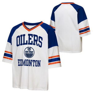 NHL Branded Girls Edmonton Oilers Uplifter Fashion Shirt