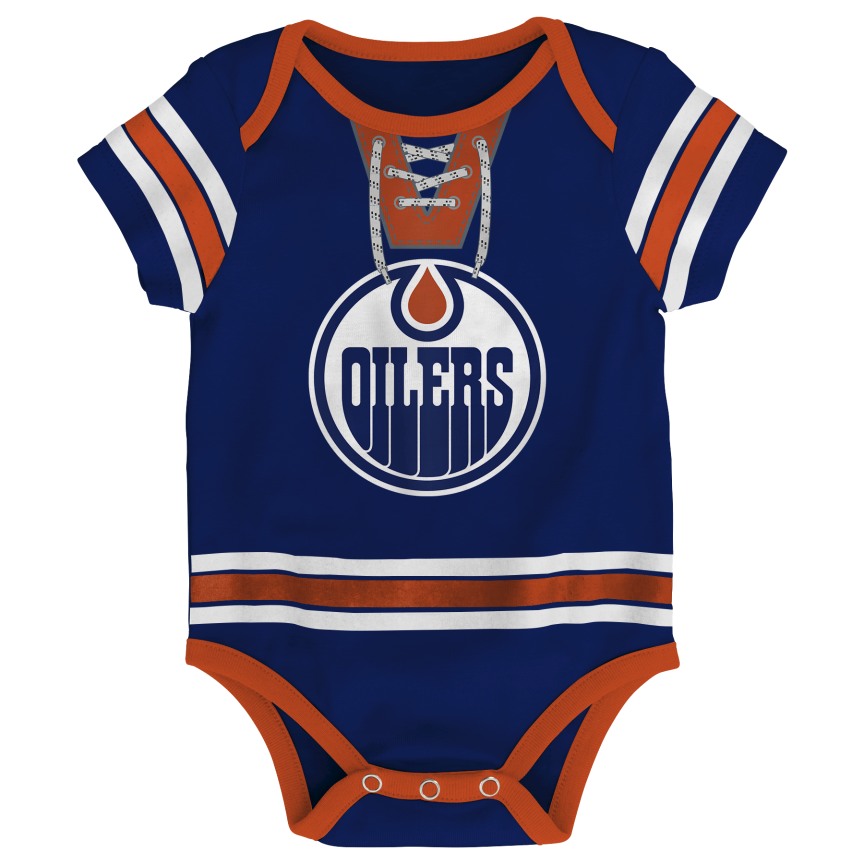 NHL Branded Infant Edmonton Oilers Connor McDavid Hockey Pro Creeper