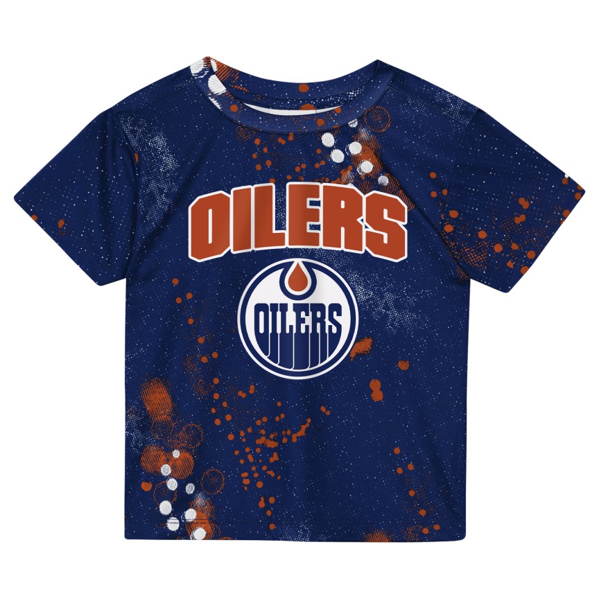 NHL Branded Infant Edmonton Oilers Home Plate T-Shirt & Short Set
