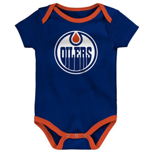 NHL Branded Infant Edmonton Oilers Lil' Sniper Creeper & Pant Set
